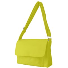 Color Maximum Yellow Full Print Messenger Bag (l) by Kultjers