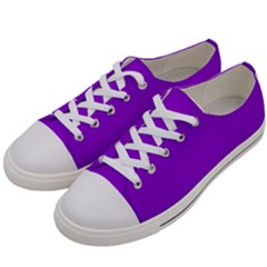 Color Dark Violet Women s Low Top Canvas Sneakers by Kultjers