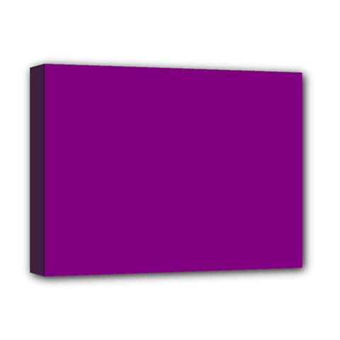 Color Purple Deluxe Canvas 16  X 12  (stretched)  by Kultjers