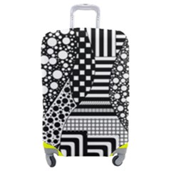Black And White Luggage Cover (medium) by gasi