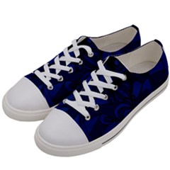 Blue 3 Zendoodle Women s Low Top Canvas Sneakers by Mazipoodles