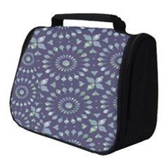 Kaleidoscope Deep Purple Full Print Travel Pouch (small) by Mazipoodles