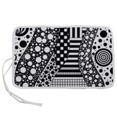Black And White Design Pen Storage Case (s) by gasi
