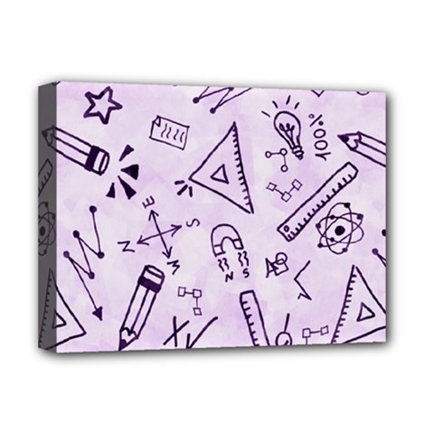 Science Research Curious Search Inspect Scientific Deluxe Canvas 16  X 12  (stretched)  by Uceng