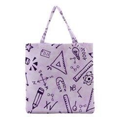 Science Research Curious Search Inspect Scientific Grocery Tote Bag by Uceng