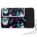 Colorful Funny Christmas Pattern Pen Storage Case (S) View2