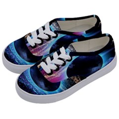 Digitalgalaxy Kids  Classic Low Top Sneakers by Sparkle