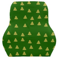 Green Christmas Trees Green Car Seat Back Cushion  by TetiBright