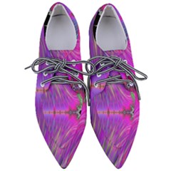 Fractal Fractals Abstract Art Pointed Oxford Shoes by Ravend