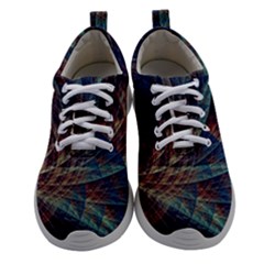 Fractal Abstract Art Women Athletic Shoes by Ravend