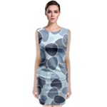 Sample Pattern Seamless Sleeveless Velvet Midi Dress