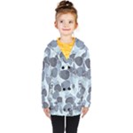 Sample Pattern Seamless Kids  Double Breasted Button Coat