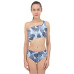 Sample Pattern Seamless Spliced Up Two Piece Swimsuit