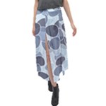 Sample Pattern Seamless Velour Split Maxi Skirt