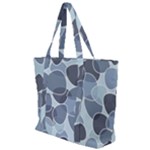 Sample Pattern Seamless Zip Up Canvas Bag