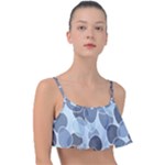 Sample Pattern Seamless Frill Bikini Top