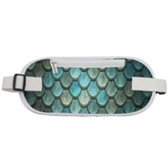 Scales Backdrop Texture Rounded Waist Pouch by artworkshop