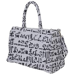 Sanscrit Pattern Design Duffel Travel Bag by dflcprintsclothing