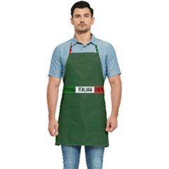 Strong Italian Energy  Kitchen Apron by ConteMonfrey