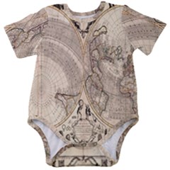 Mapa Mundi - 1774 Baby Short Sleeve Bodysuit by ConteMonfrey