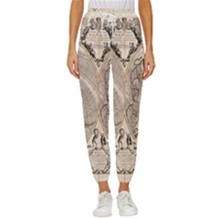 Mapa Mundi - 1774 Cropped Drawstring Pants by ConteMonfrey