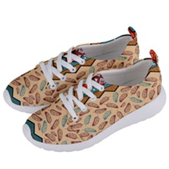 Ethnic-tribal-pattern-background Women s Lightweight Sports Shoes by Vaneshart