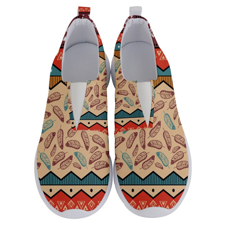 Ethnic-tribal-pattern-background No Lace Lightweight Shoes