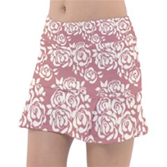 Vickie Blooms - Cream By Dizzy Pickle - Classic Pickleball Skort by DZYP