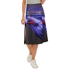 Betta Fish Photo And Wallpaper Cute Betta Fish Pictures Midi Panel Skirt by StoreofSuccess