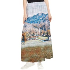 Trentino Alto Adige, Italy  Maxi Chiffon Skirt by ConteMonfrey