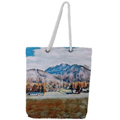 Trentino Alto Adige, Italy  Full Print Rope Handle Tote (large) by ConteMonfrey