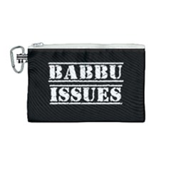 Babbu Issues - Italian Daddy Issues Canvas Cosmetic Bag (medium) by ConteMonfrey