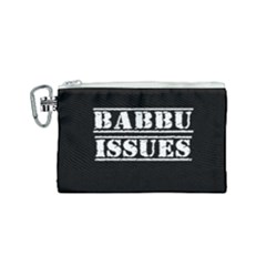 Babbu Issues - Italian Daddy Issues Canvas Cosmetic Bag (small) by ConteMonfrey
