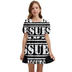 Babbu Issues - Italian Daddy Issues Kids  Short Sleeve Dolly Dress by ConteMonfrey