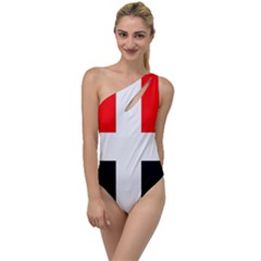 Arpitania Flag To One Side Swimsuit