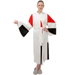 Arpitania Flag Maxi Velour Kimono