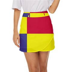 Kosicky Flag Mini Front Wrap Skirt by tony4urban