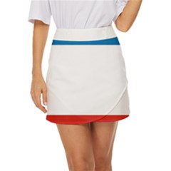 Crimea Flag Mini Front Wrap Skirt by tony4urban