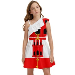 Gibraltar Kids  One Shoulder Party Dress by tony4urban