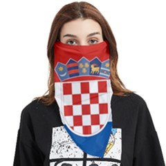 Croatia Face Covering Bandana (triangle) by tony4urban