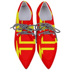 Normandy Flag Pointed Oxford Shoes by tony4urban