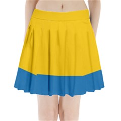Opolskie Flag Pleated Mini Skirt by tony4urban