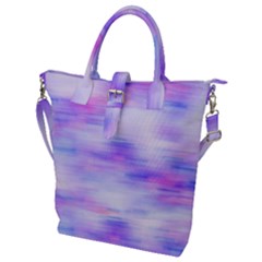 Bright Colored Stain Abstract Pattern Buckle Top Tote Bag by dflcprintsclothing