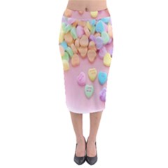 Valentine Day Heart Capsule Midi Pencil Skirt by artworkshop