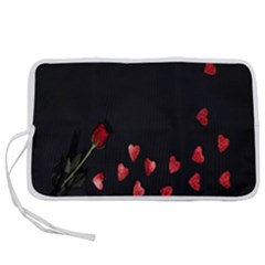Valentine Day Heart Flower Pen Storage Case (s) by artworkshop