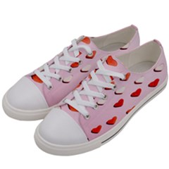 Lolly Candy  Valentine Day Men s Low Top Canvas Sneakers by artworkshop
