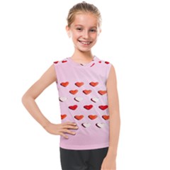 Lolly Candy  Valentine Day Kids  Mesh Tank Top by artworkshop