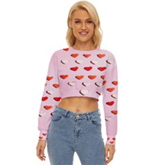 Lolly Candy  Valentine Day Lightweight Long Sleeve Sweatshirt by artworkshop