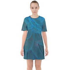 Beautiful Plumage Sixties Short Sleeve Mini Dress by artworkshop
