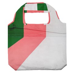 Green Pink Interior Paint Premium Foldable Grocery Recycle Bag by artworkshop